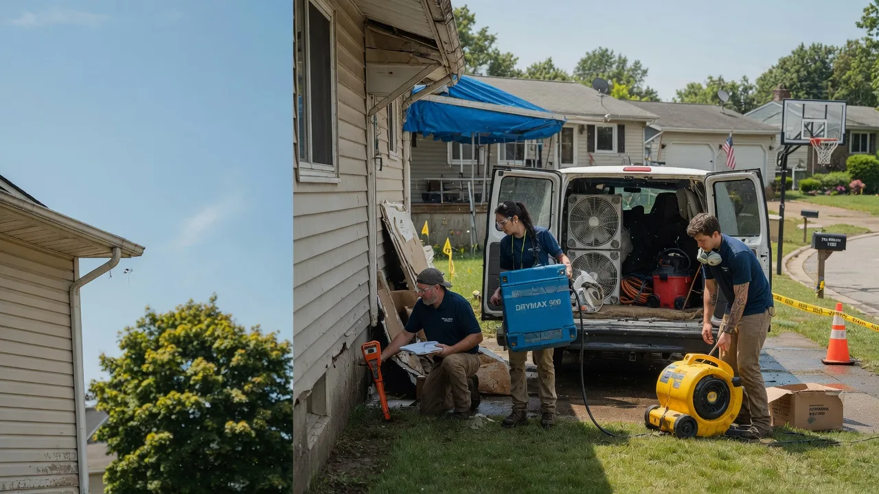 Ceiling Leak Cleanup in Worthington, IN near me