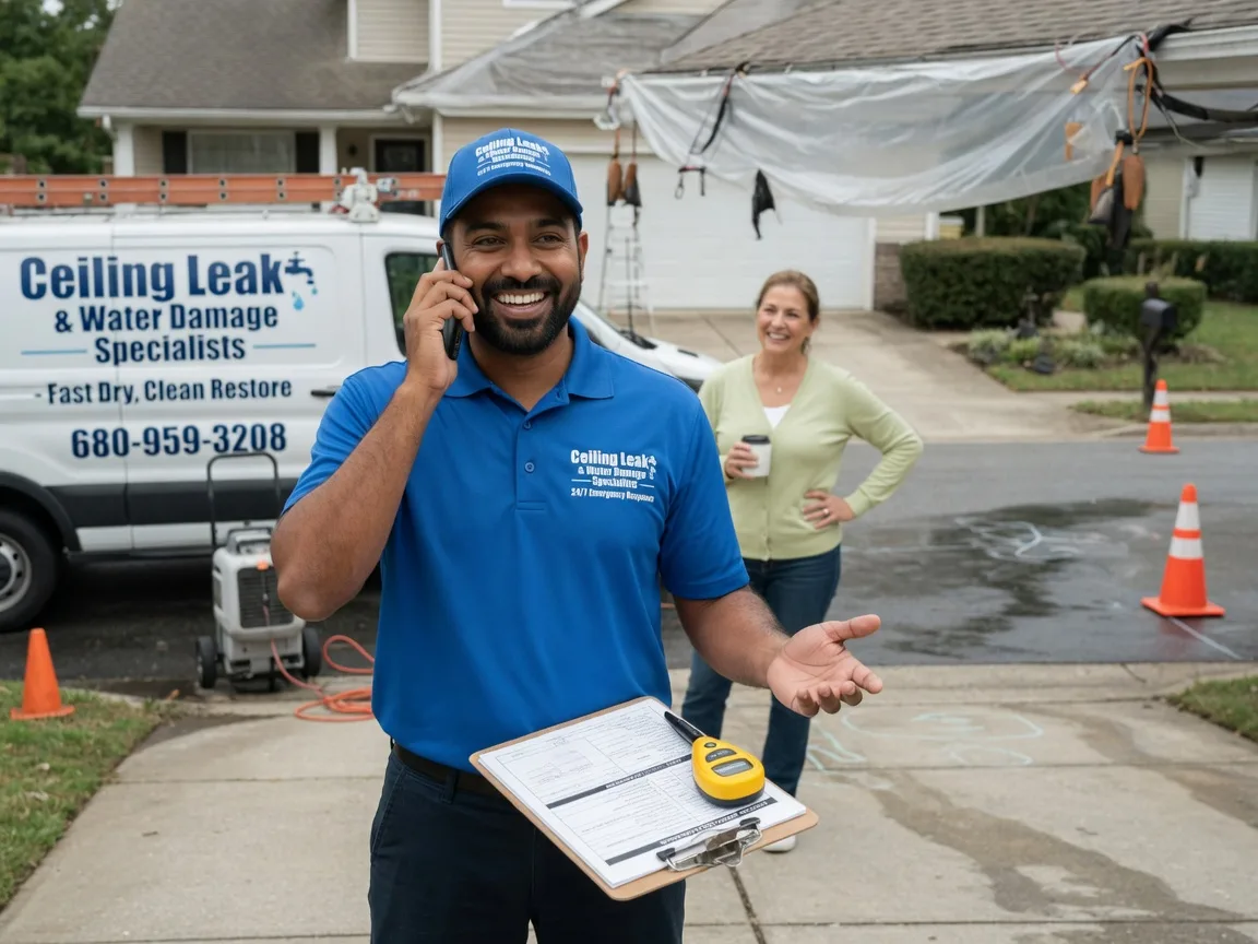Ceiling Leak Cleanup Worthington, IN FAQs